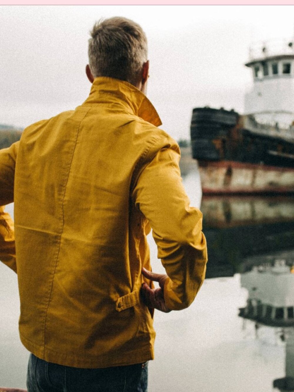 Taylor Stitch Watts Chore Utility Rugged Outdoor Waxed Jacket Canary Size 40/M - Picture 2 of 16
